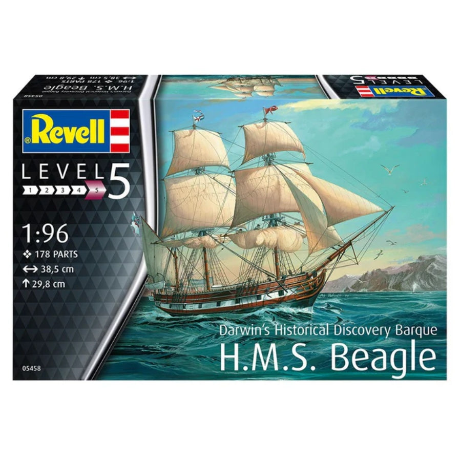 Revell 1/96 HMS Beagle Plastic Model Kit