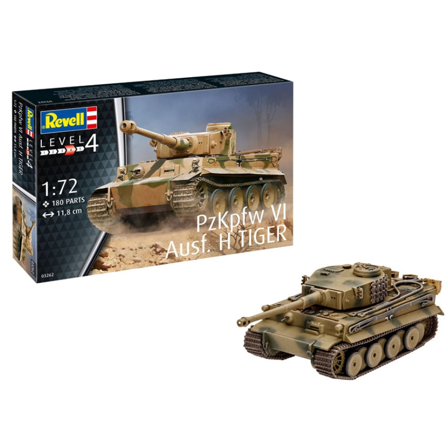 Revell 63262 1/72 PzKpfw VI Ausf. H Tiger Model Kit Set