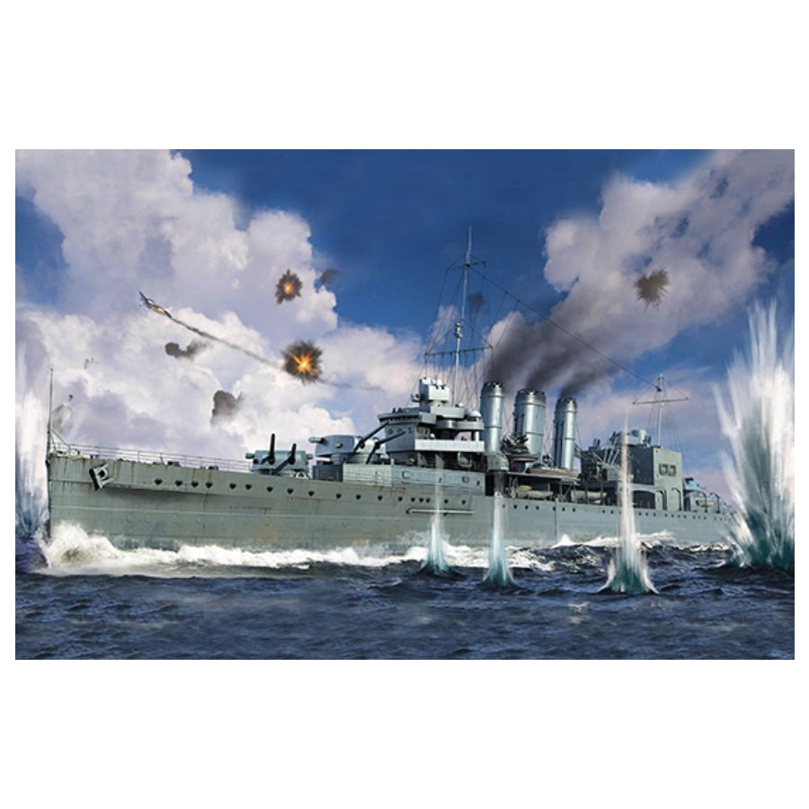 Trumpeter 1/700 HMS Cornwall Plastic Model Kit [06734]