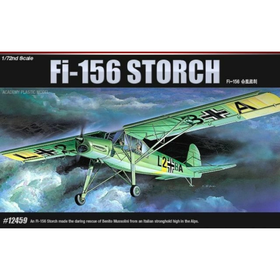 Academy 12459 1/72 Fieseler FI-156 Storch Plastic Model Kit