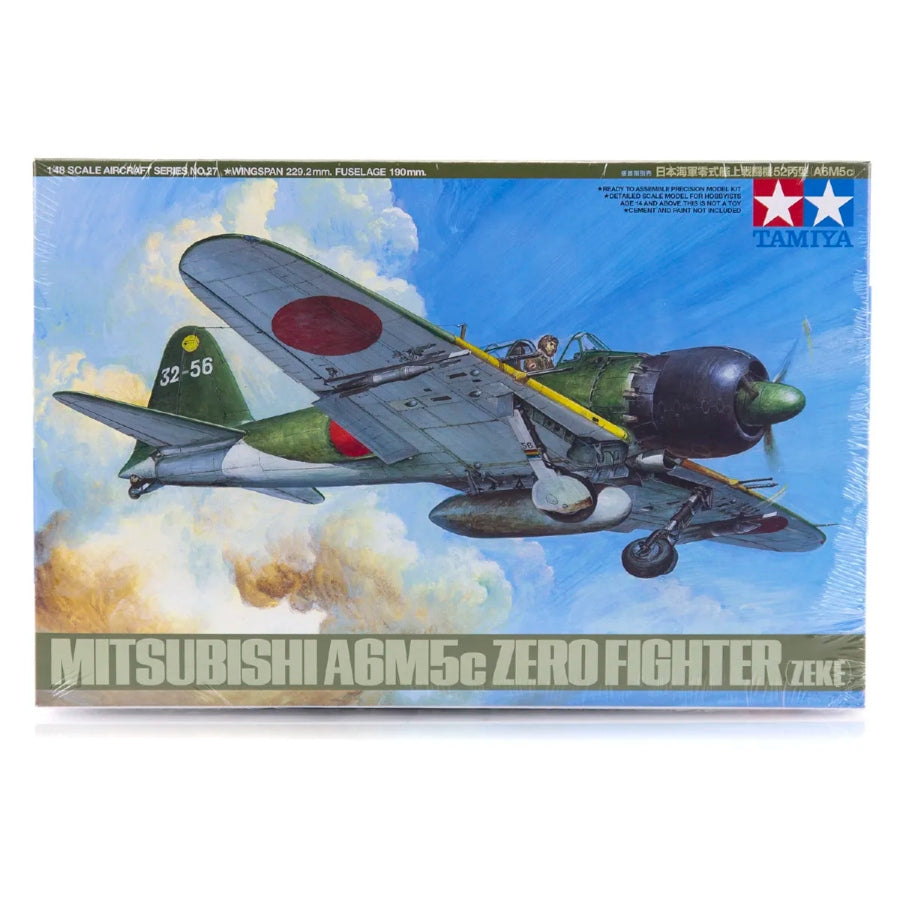 Tamiya 61027 1/48 A6M5c Type 52 Zero Fighter – Aussie Hobbies