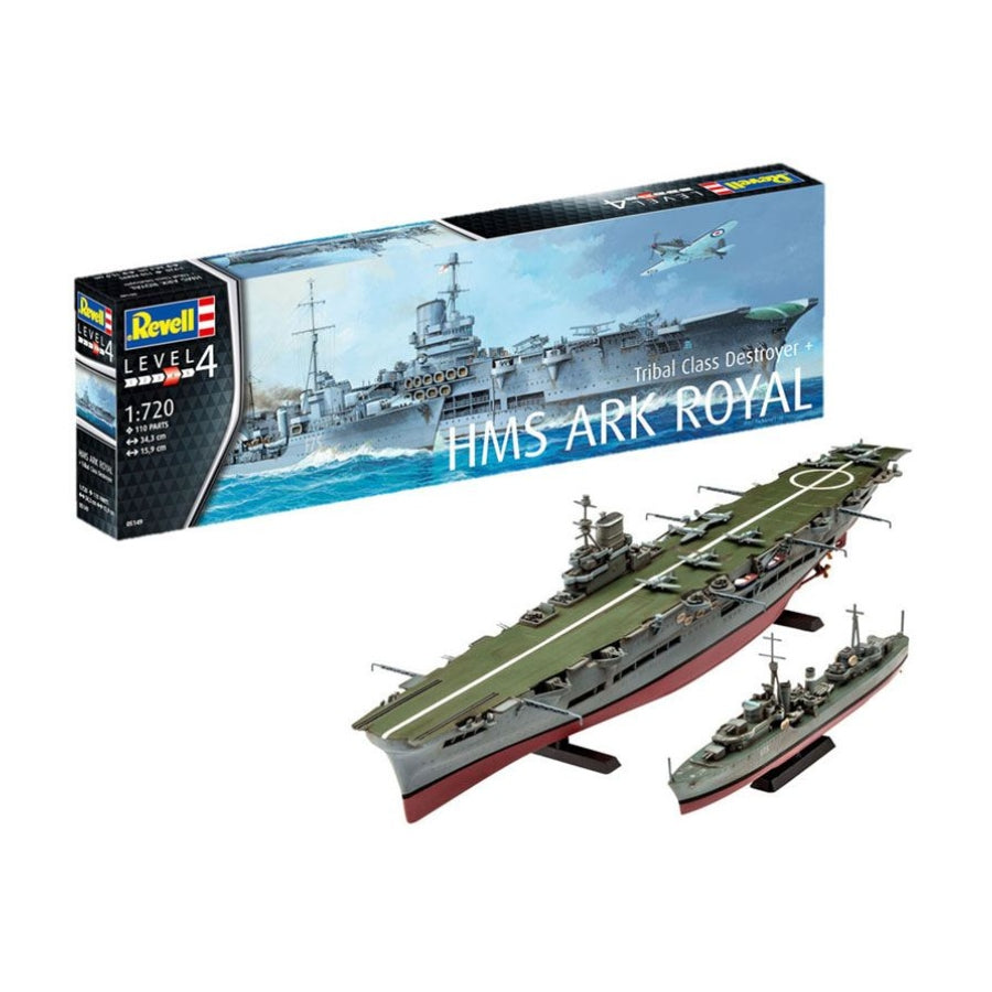 Revell 05149 1/720 HMS Ark Royal and Tribal Class Destroyer