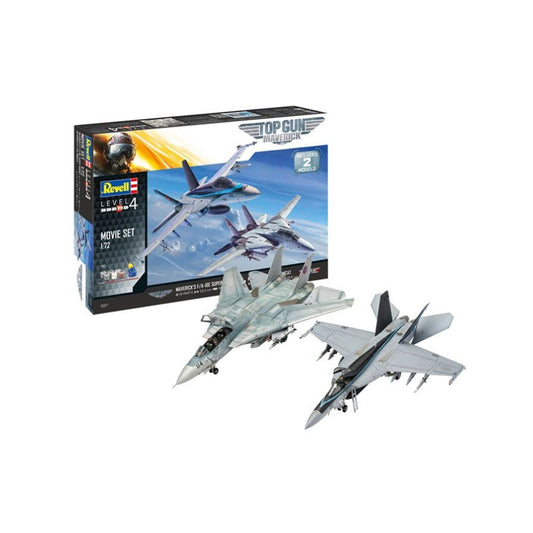 Revell 05677 1/72 Top Gun Movie 2 F-14A and F/A-18E Gift Set