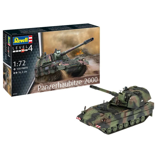 Revell 1/72 Panzerhaubitze 2000 Armoured Howitzer Scaled Plastic Model Kit