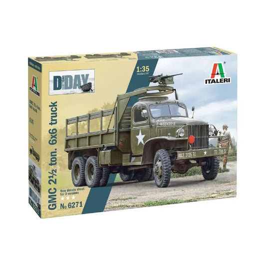 Italeri 1/35 GMC 2.5 Tonne “D-Day 80th Anniversary” Truck Scaled Plastic Model Kit