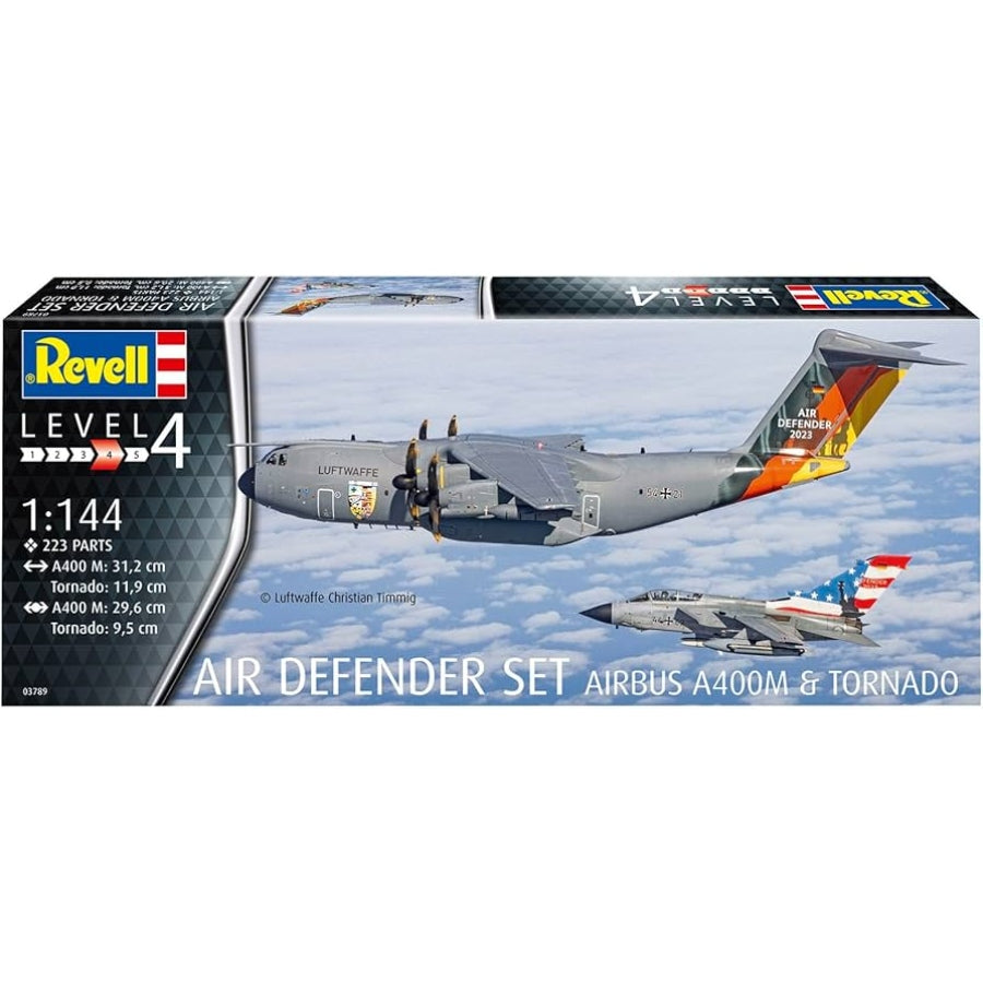 Revell 03789 1/144 Air Defender A400M and Tornado Aircraft