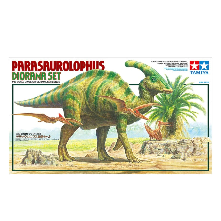 Tamiya 1/35 Dinosaur Parasaurolophus Diorama _ Aussie Hobbies