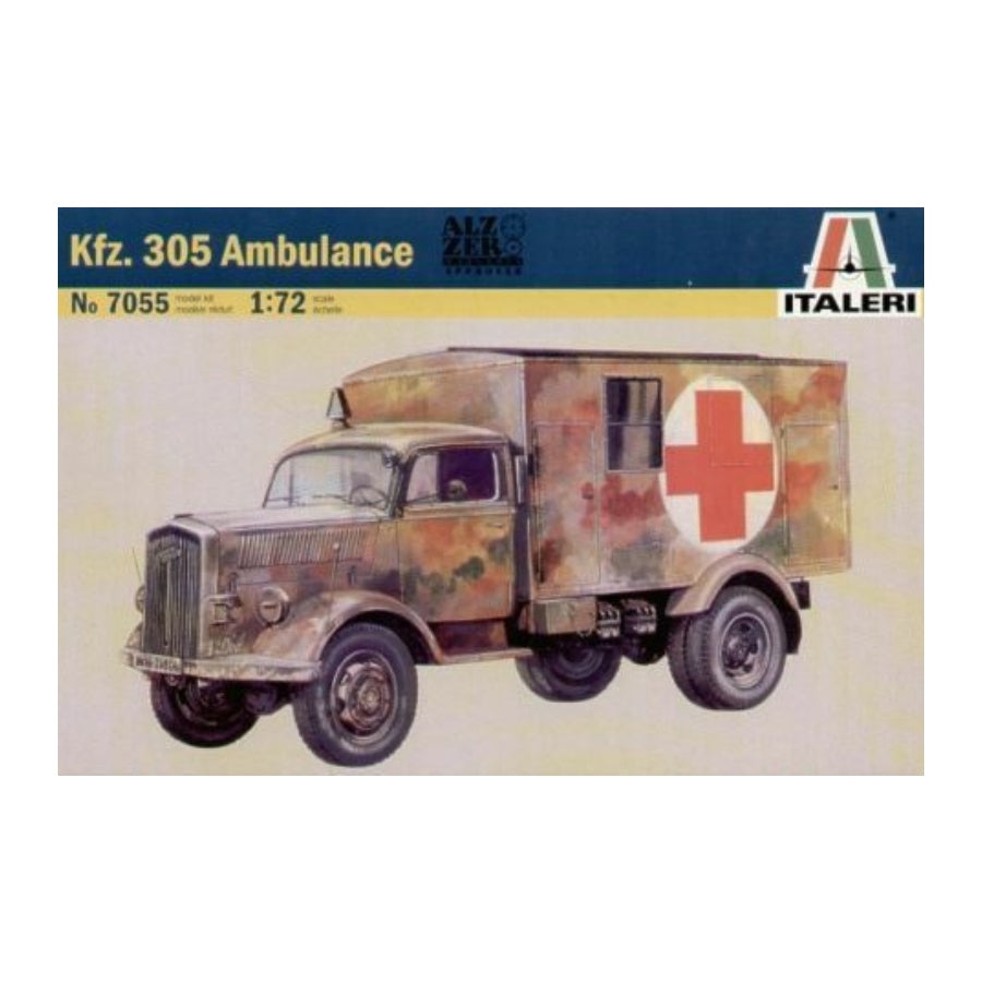 Italeri Opel Blitz KFZ.305 Ambulance Plastic Model Kit, 1/72 – Aussie ...