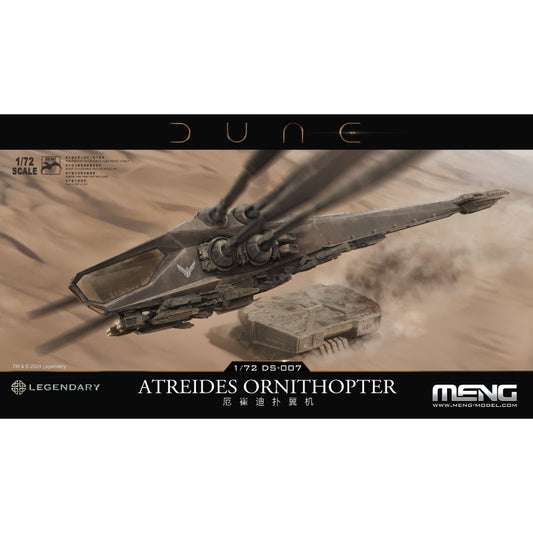 Meng Model Takes Flight with Dune Atreides Ornithopter Model Kit