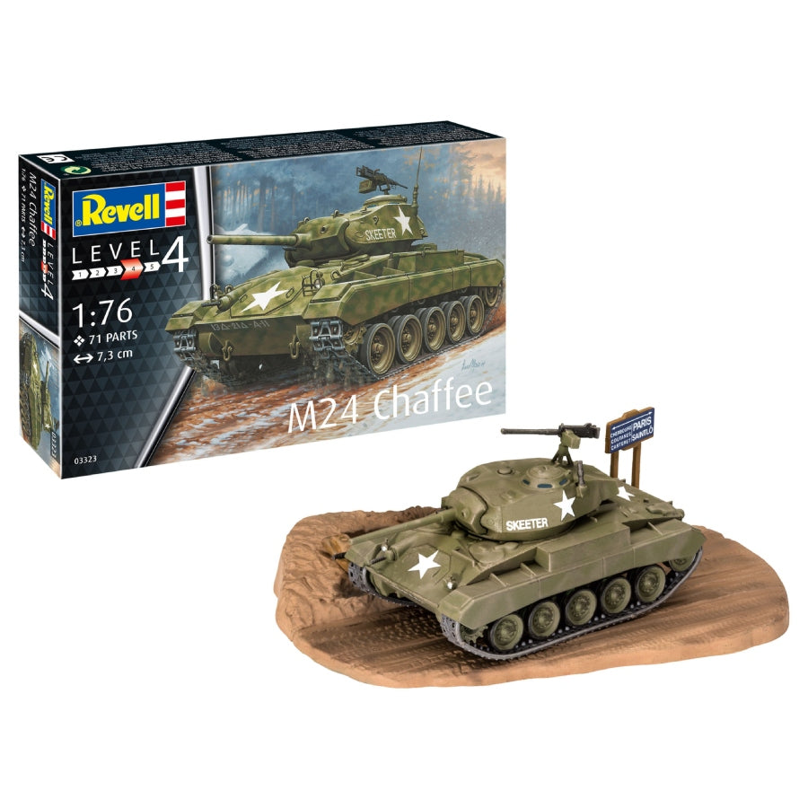 Revell 63323 1/76 M24 Chaffee Model Kit Set