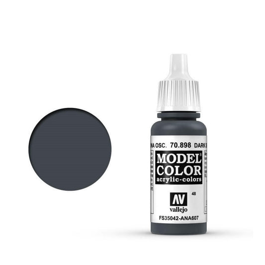 Vallejo Model Colour #048 Dark Sea Blue 17 ml Acrylic Paint