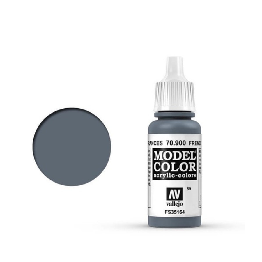 Vallejo Model Colour #059 French Mirage Blue 17 ml Acrylic Paint [70900]