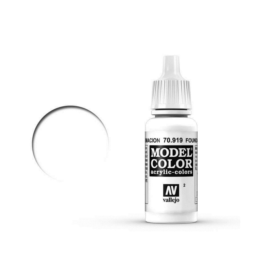 Vallejo Model Colour #002 Foundation White 17 ml Acrylic Paint