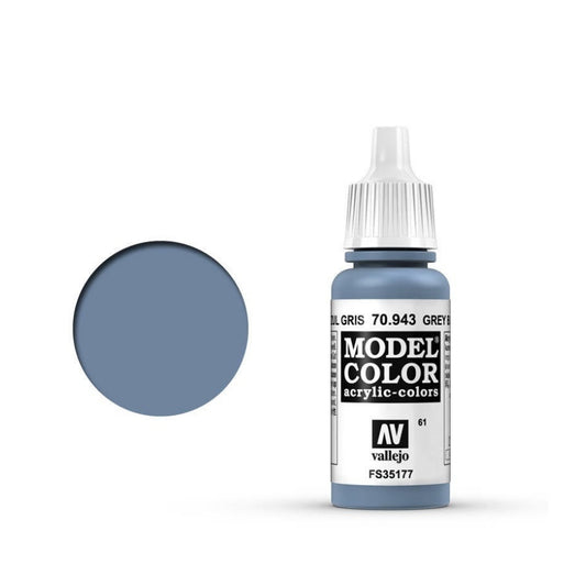 Vallejo Model Colour #061 Grey Blue 17 ml Acrylic Paint