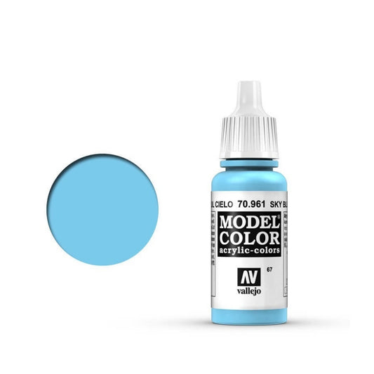 Vallejo Model Colour #067 Sky Blue 17 ml Acrylic Paint