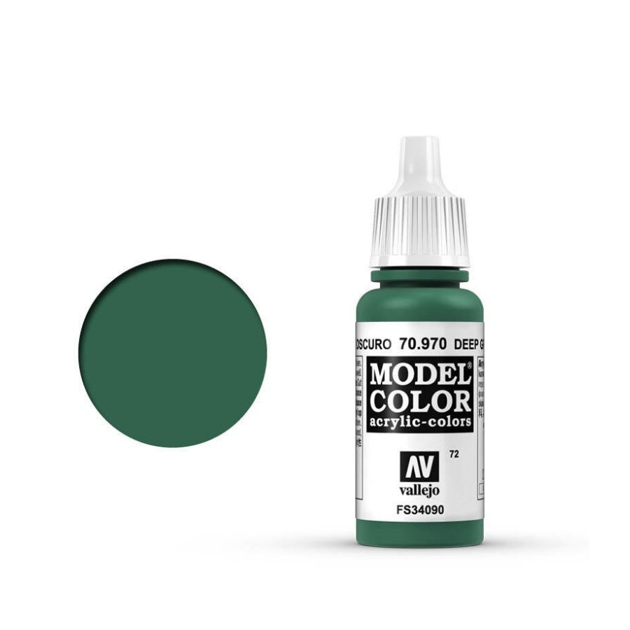 Vallejo Model Colour #072 Deep Green 17 ml Acrylic Paint