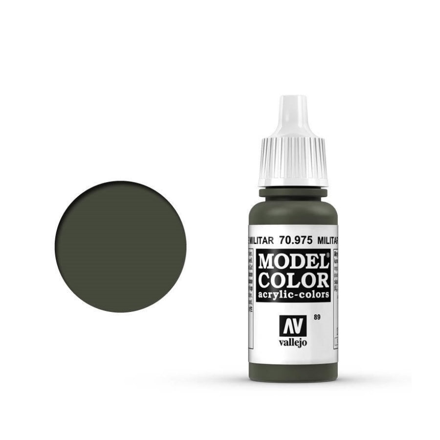 Vallejo Model Colour #089 Military Green 17 ml Acrylic Paint