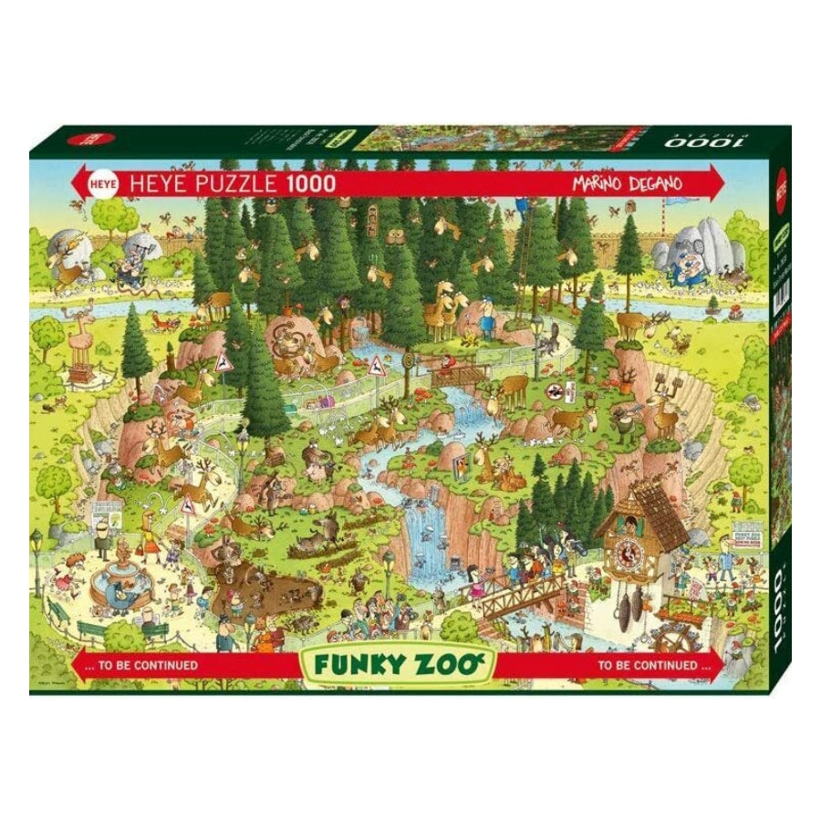 Heye - Funky Zoo - Black Forest Puzzle 1000pc