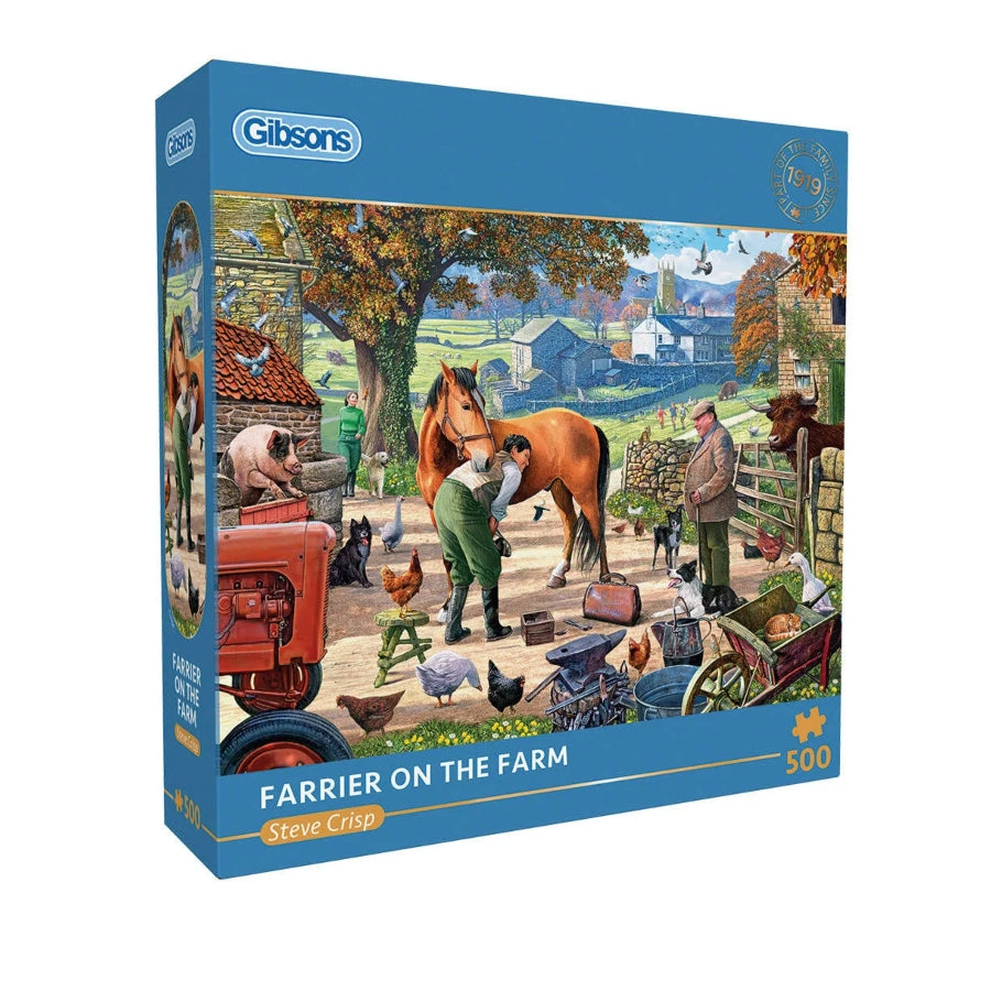 Gibson Farrier on the Farm 500pc Puzzle