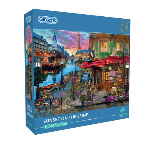 Gibson Sunset on the Seine 500XL Puzzle