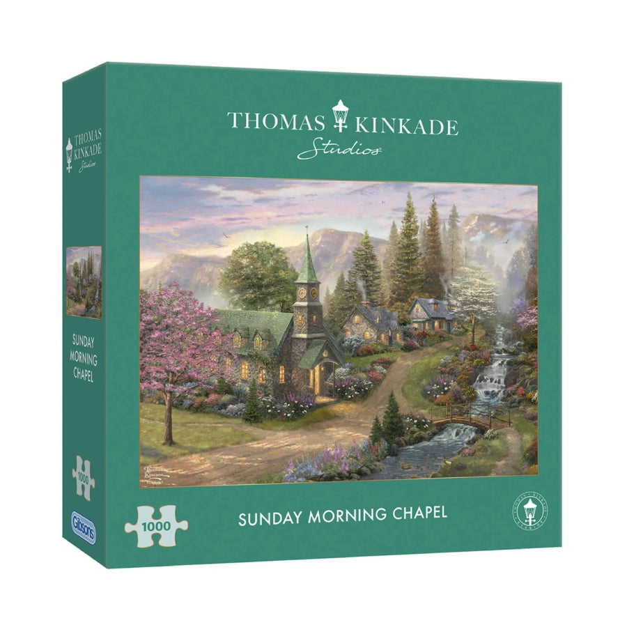 Gibsons Thomas Kinkade Sunday Morning Chapel