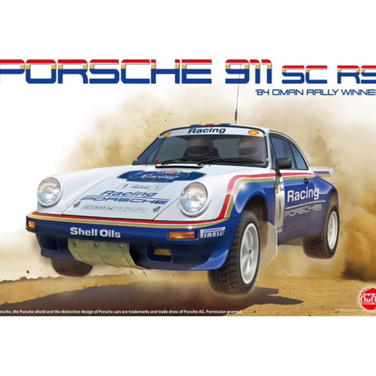 NuNu 1/24 Porsche 911 1984 Oman Rally Plastic Model Kit [24011]