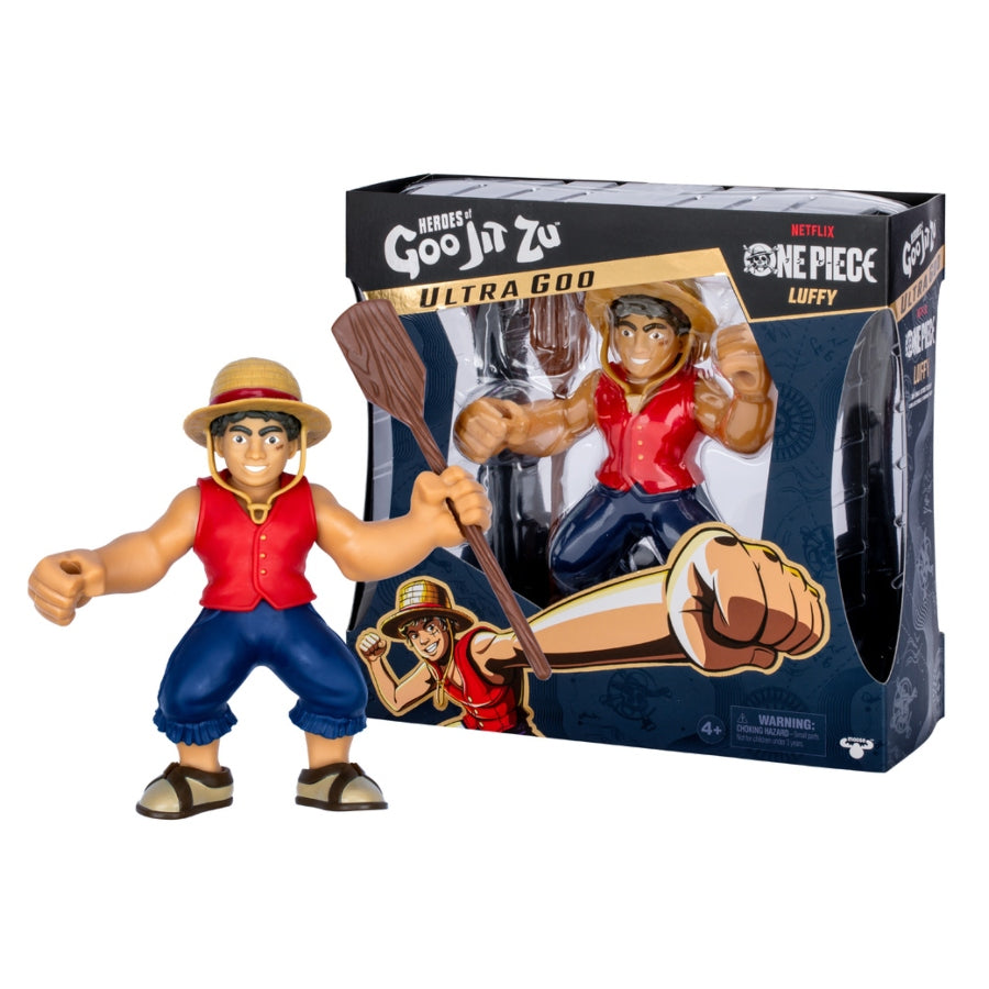 Heroes of Goo Jit Zu Ultra Go Stretchy Collectible One Piece Luffy Figure 42939