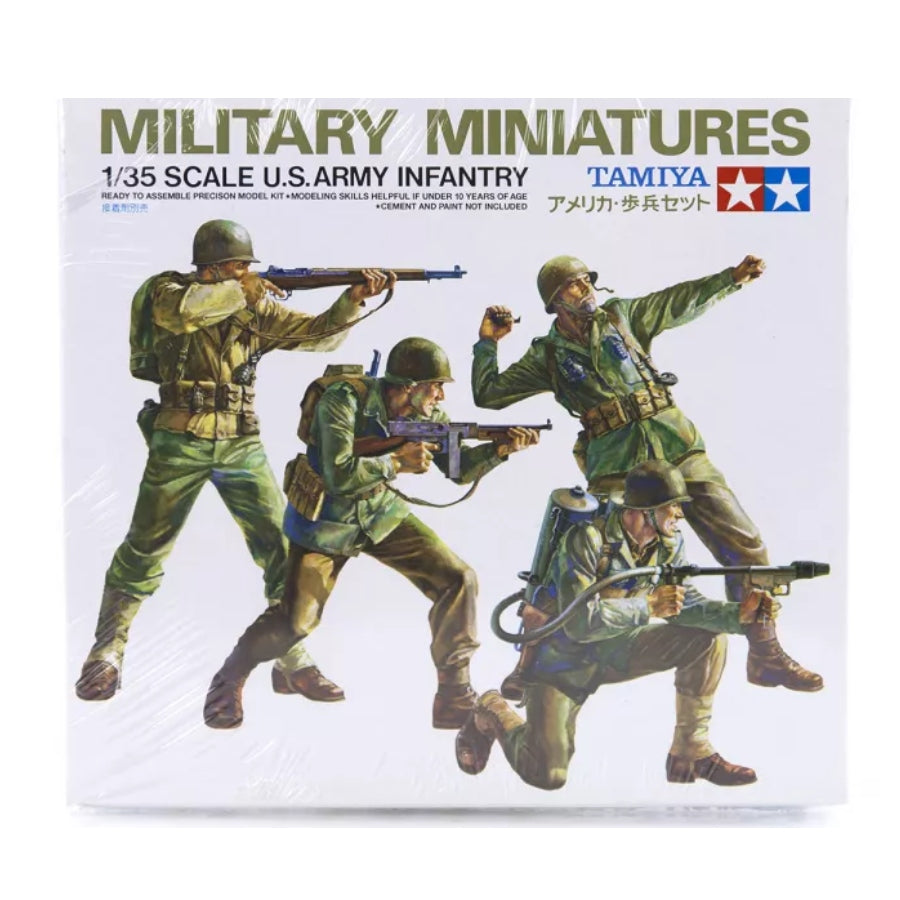 Tamiya 1/35 U.S. Army Infantry Scaled Plastic Model Kit