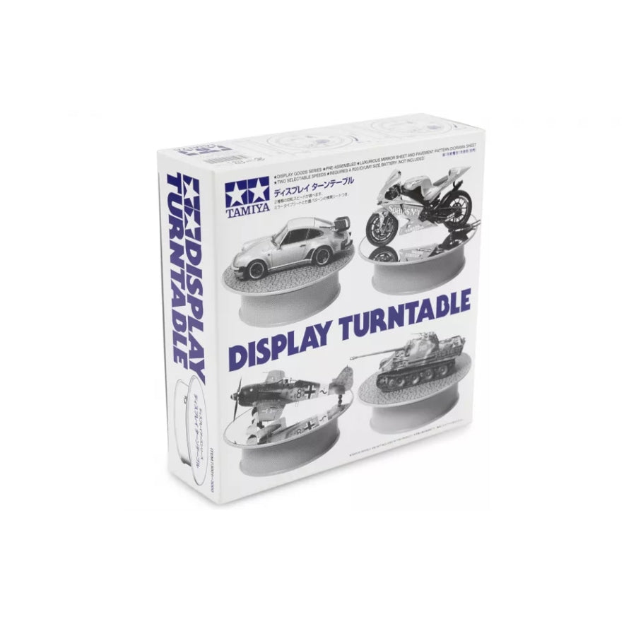 Tamiya Modelers Electric Turntable 200x55mm Display Stand