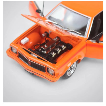 DDA 1:24 Scale Holden LX SS Torana 6 Cylinder Orange Car Model