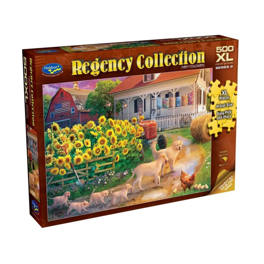 Holdson Regency Collection Series 2 - Farm Followers XL Jigsaw Puzzle , 500 Piece