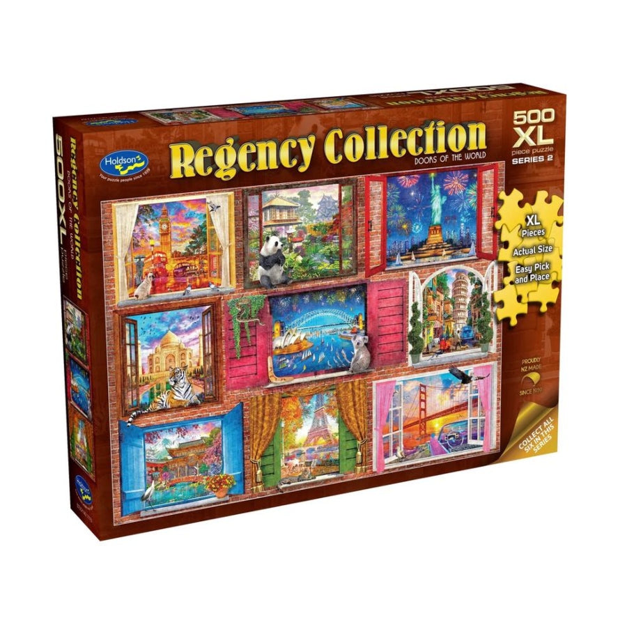 Holdson Regency Collection Series 2 - Doors of the World XL Jigsaw Puzzle, 500 Piece