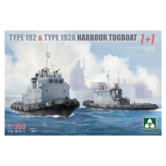 Takom 6011 Type 192 And Type 192A Harbour Tugboat (1+1)