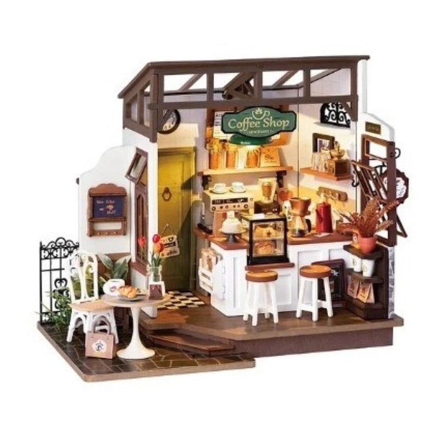 Rolife Cafe Wooden Diorama Kit