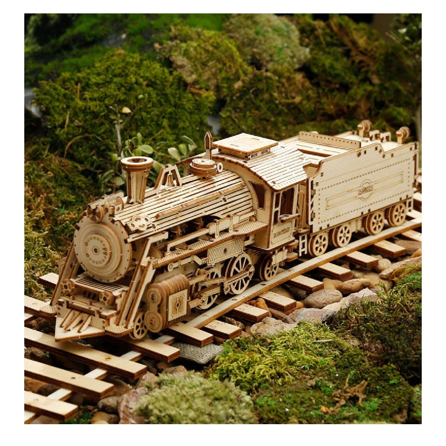 ROKR - Prime Stream Express - DIY Mechanical Working 3D Wooden Puzzle Kit