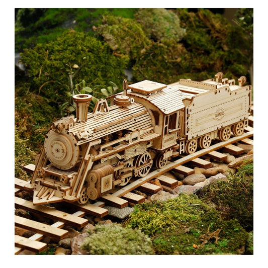 ROKR - Prime Stream Express - DIY Mechanical Working 3D Wooden Puzzle Kit