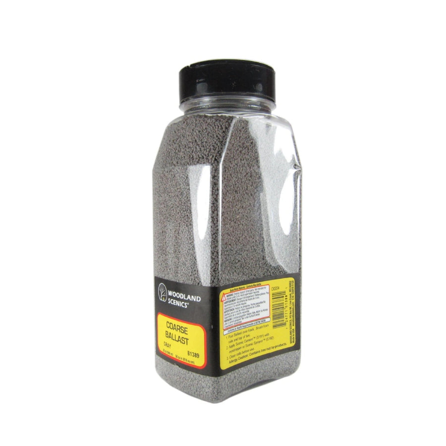 Woodland Scenics Coarse Ballast Shaker (Gray)