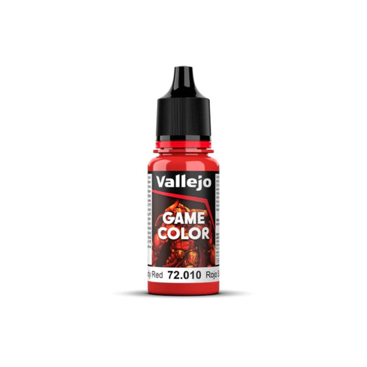 Vallejo Game Colour Bloody Red 18ml Acrylic Paint - New Formulation