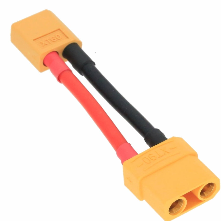 Xt90 Female To Xt60 Male Adaptor 12awg Aussie Hobbies 8556