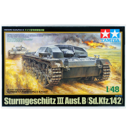 Tamiya 32507 German Sturmgeschutz III Ausf.B (Sd.Kfz.142) 1/48 scale kit _ Aussie Hobbies