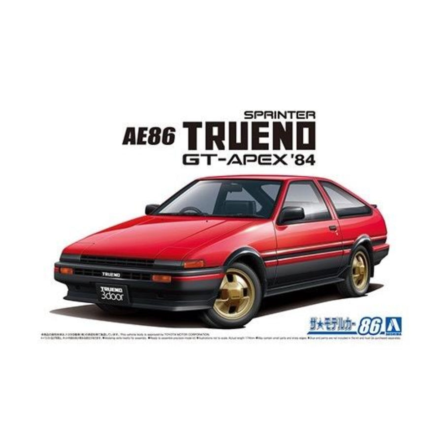 AOSHIMA 5969 1/24 Toyota Ae86 SPRINTER Trueno Gt-apex 1984