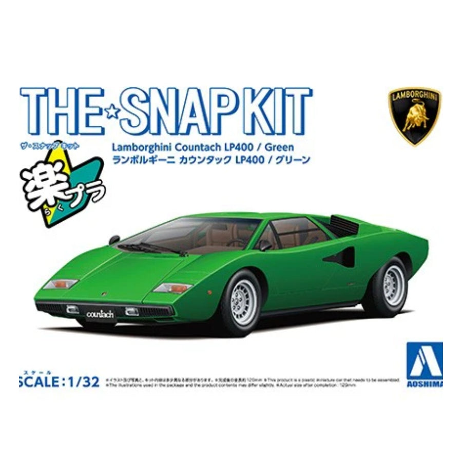 Aoshima 1/32 Snap Lamborghini Countach LP400