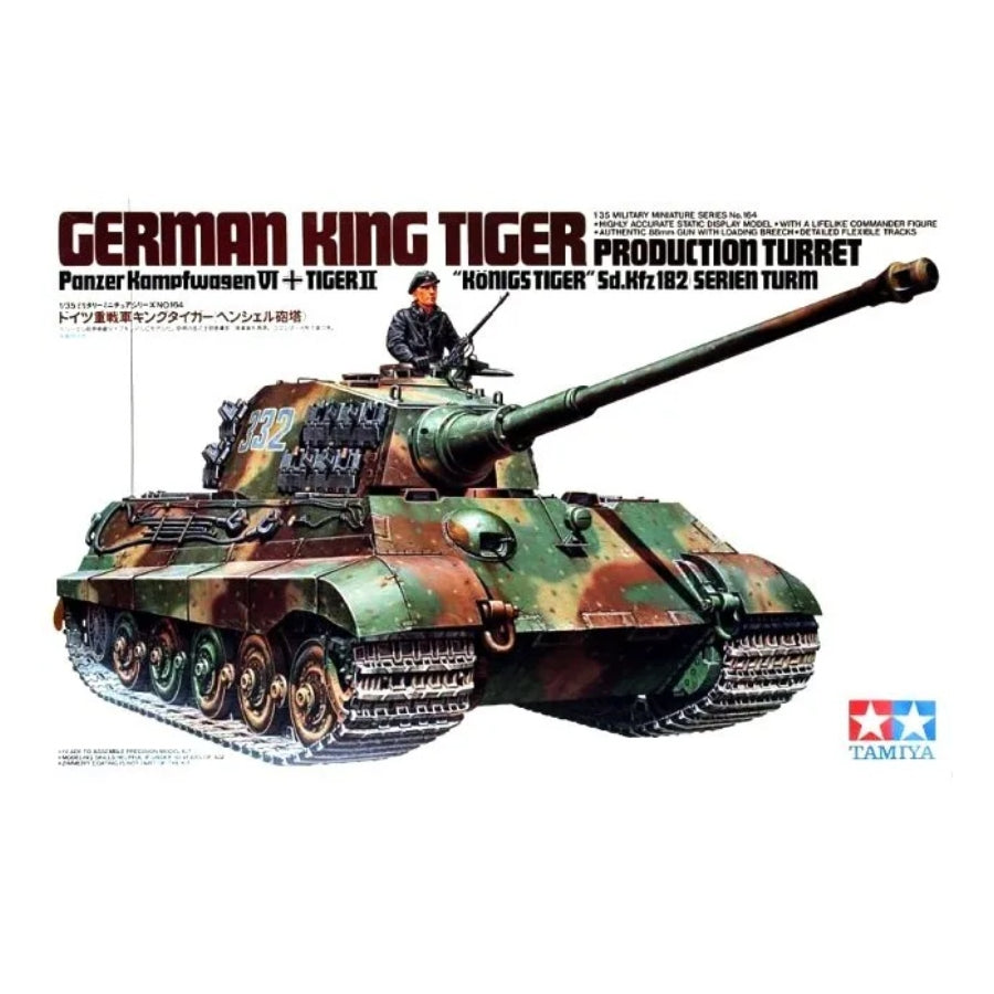 Tamiya 35164 1/35 German King Tiger Production Turret Plastic model kit