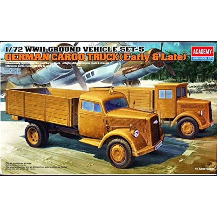 Academy - German Cargo Truck (Early and Late) 13404 Plastic Model