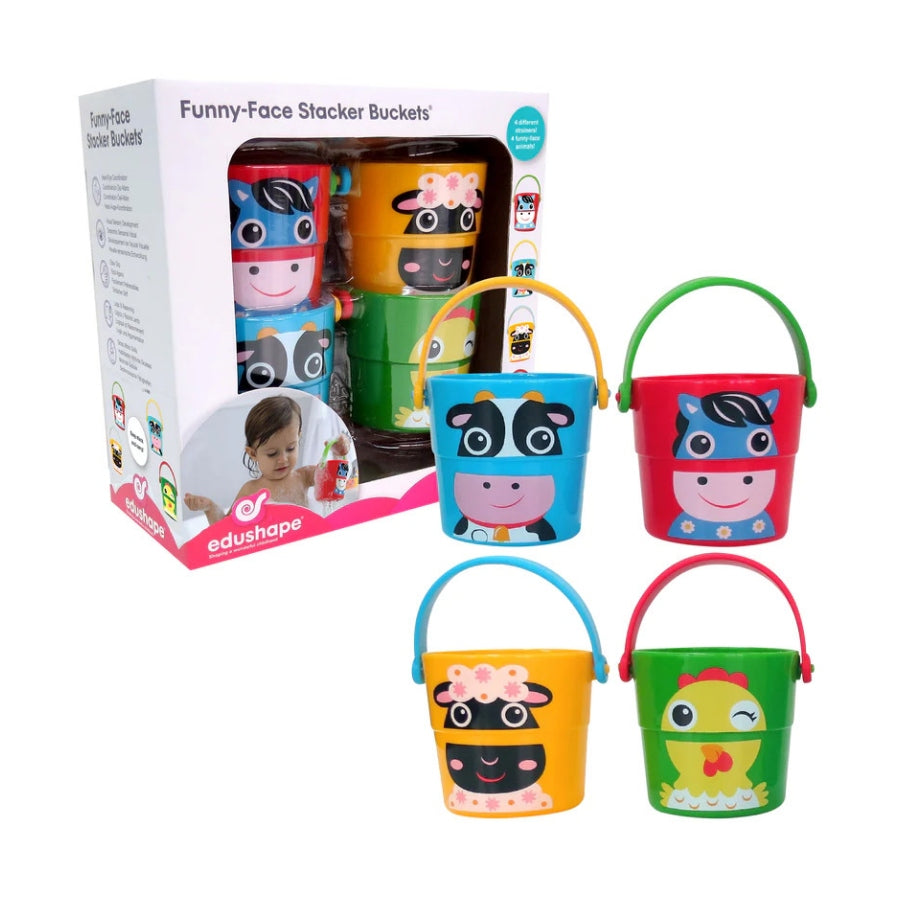 Funny Face Stacker Buckets – Aussie Hobbies