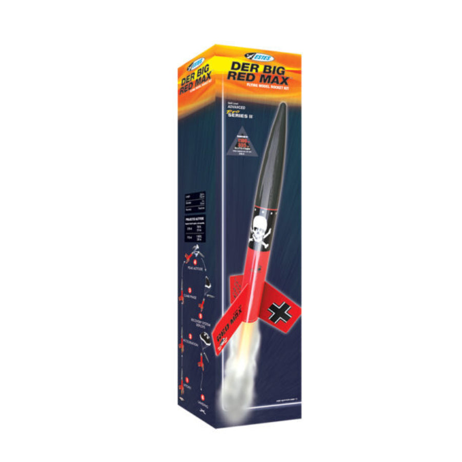 Estes Der Big Red Max Advanced Model Rocket Kit 9721