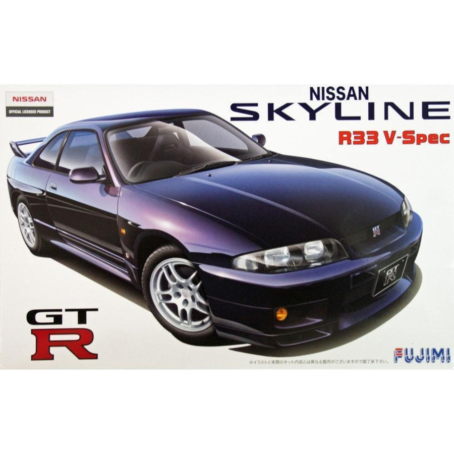 Fujimi 1/24 Nissan R33 Skyline GT-R V-Spec '95 Plastic Model Kit