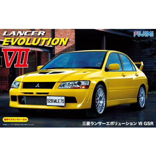 Fujimi 1/24 Mitsubishi Lancer Evolution VII GSR w/Window Frame Masking