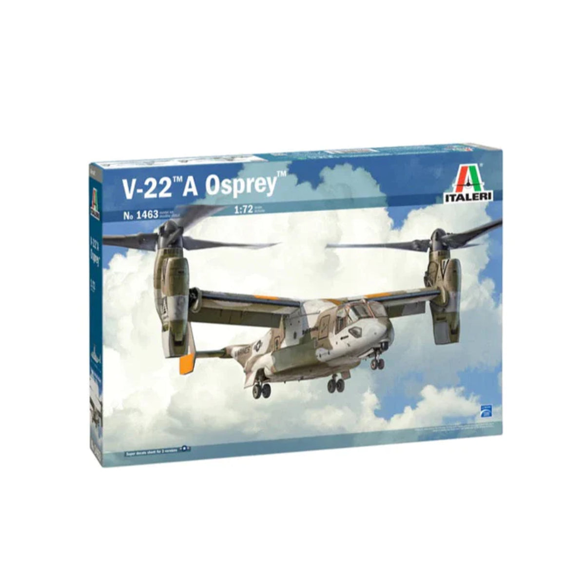 Italeri 1463S 1/72 V-22A Osprey Plastic Model Kit