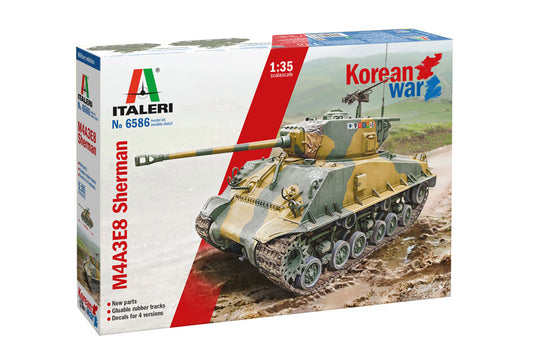 Italeri - M4A3E8 Sherman Korean War 1:35 - Aussie Hobbies 